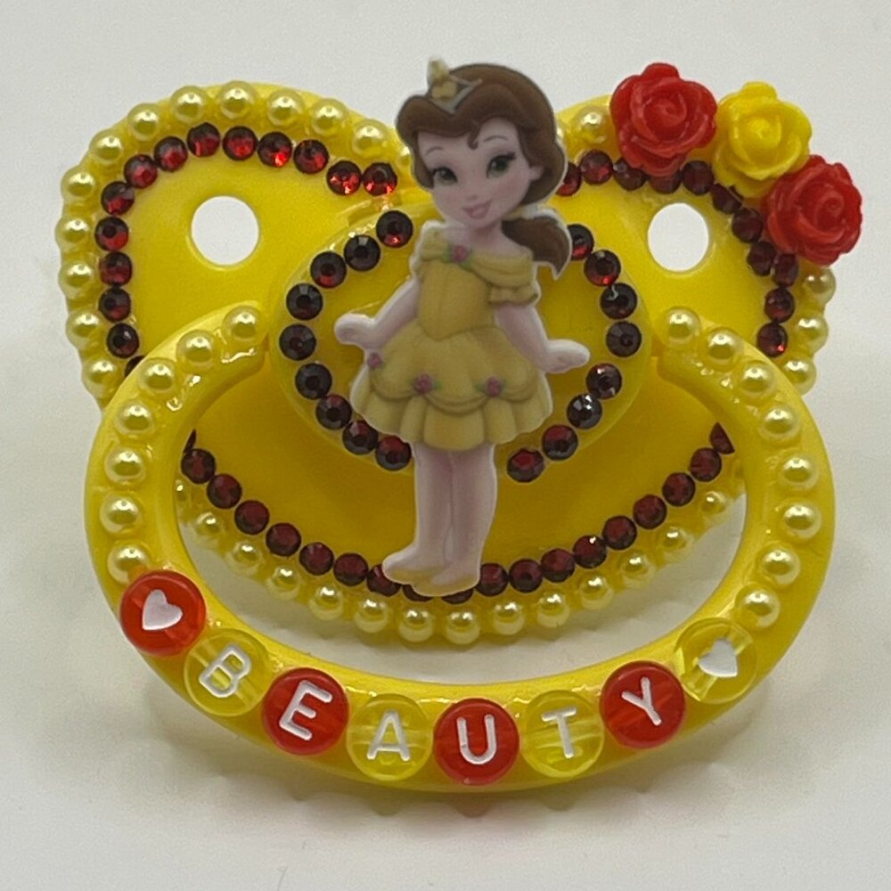 Yellow Beauty Adult Pacifier
